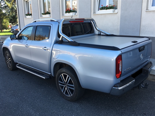 Roll cover sølv Mountain Top fra RealTruck til Mercedes X-Class D/C 2017+